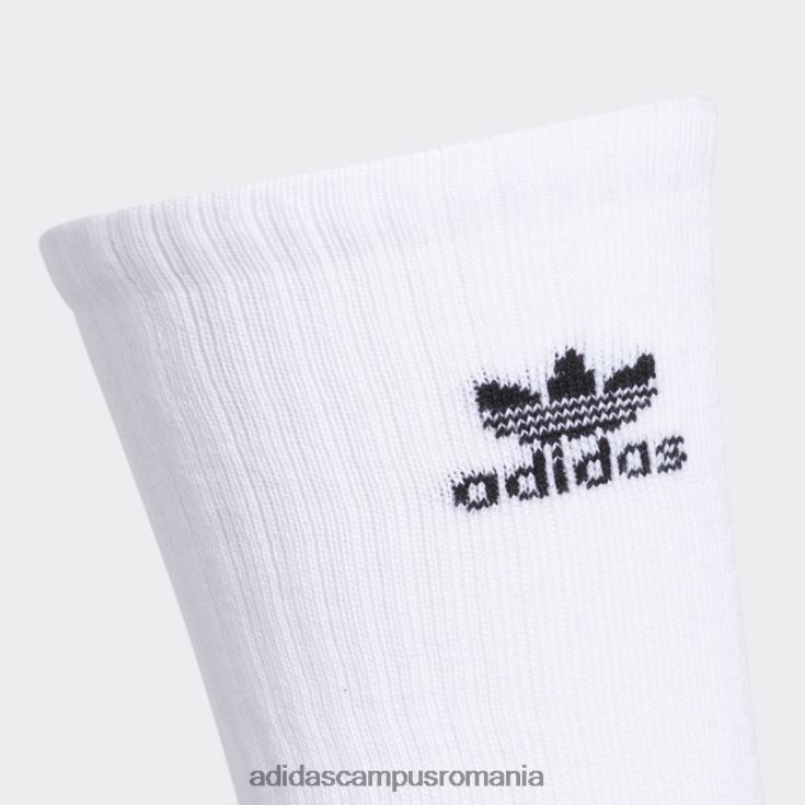 adidas campus romania șosete whiteb trefoil crew 6 perechi adidas bărbați alb J266N28067