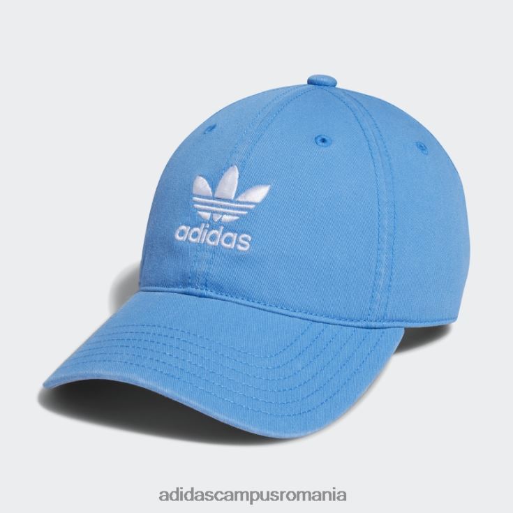 adidas campus romania pălărie albastră relaxată cu bretele la spate bărbați albastru alb J266N28087