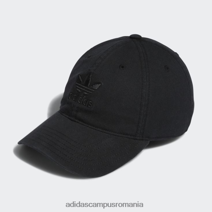 adidas campus romania pălărie neagră relaxată cu bretele la spate bărbați negru J266N27468