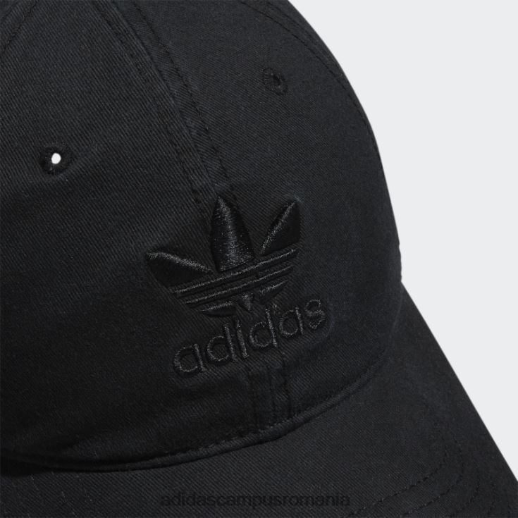 adidas campus romania pălărie neagră relaxată cu bretele la spate bărbați negru J266N27468