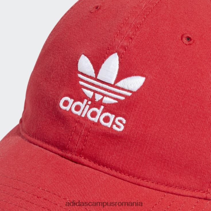 adidas campus romania pălărie roșie cu bretele relaxate bărbați roșu J266N27825