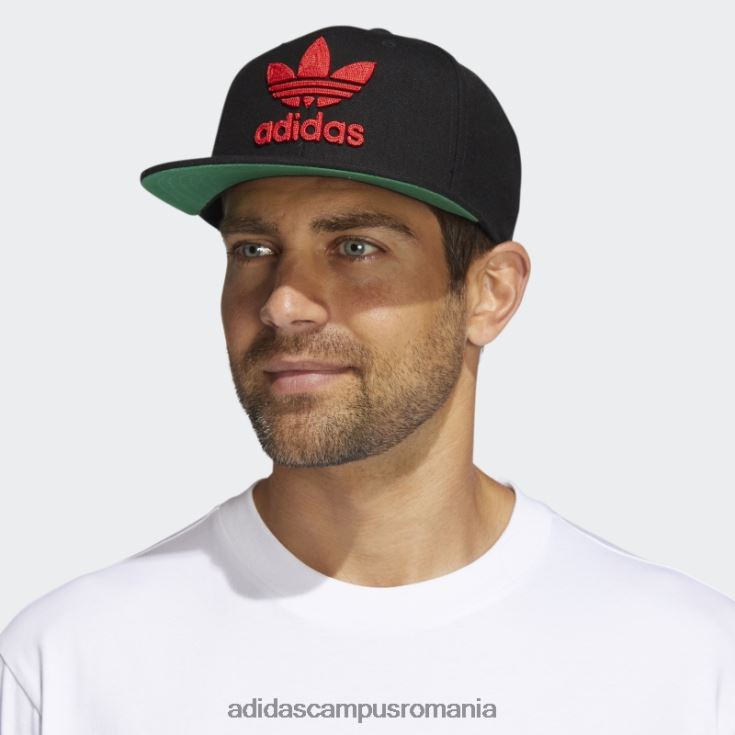 adidas campus romania pălărie snapback cu lanț trefoil negru bărbați negru J266N27669