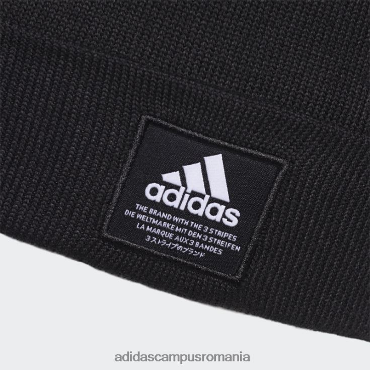 adidas campus romania amplificator cuff beanie negru bărbați alb negru J266N221656