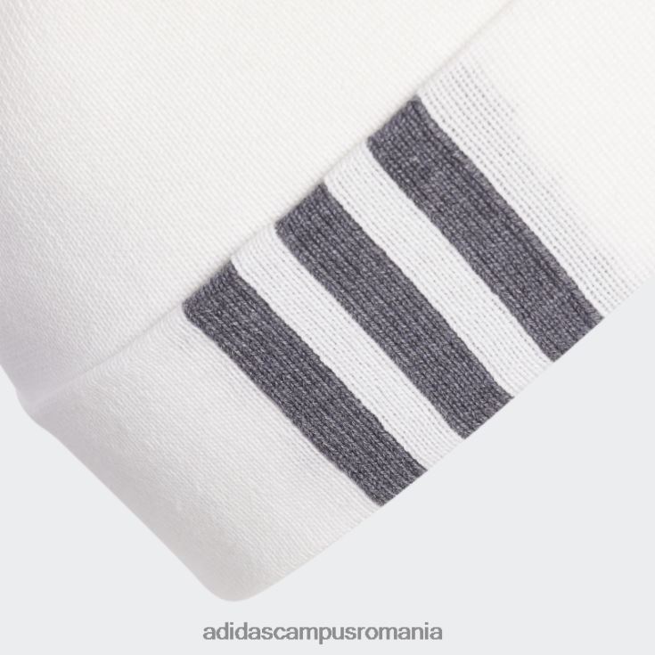 adidas campus romania beanie albă cu manșetă cu amplificator bărbați alb/gri J266N221670