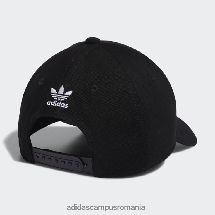 adidas campus romania icon snapback pălărie neagră bărbați negru/alb/piatră J266N221631