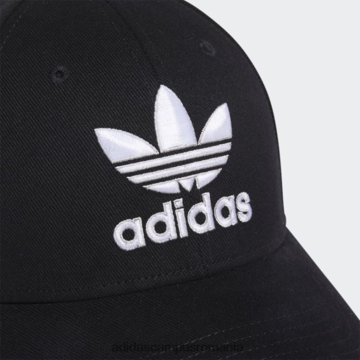 adidas campus romania icon snapback pălărie neagră bărbați negru/alb/piatră J266N221631