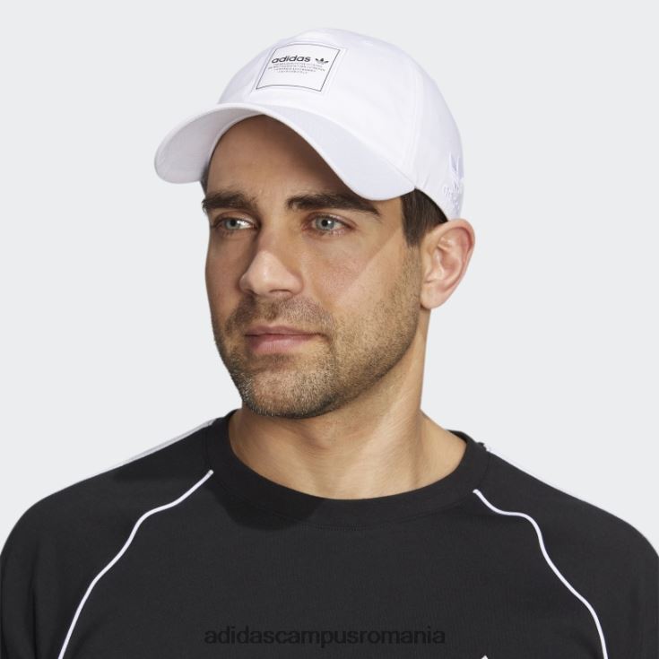 adidas campus romania pălărie albă de forum relaxată bărbați alb negru J266N221724
