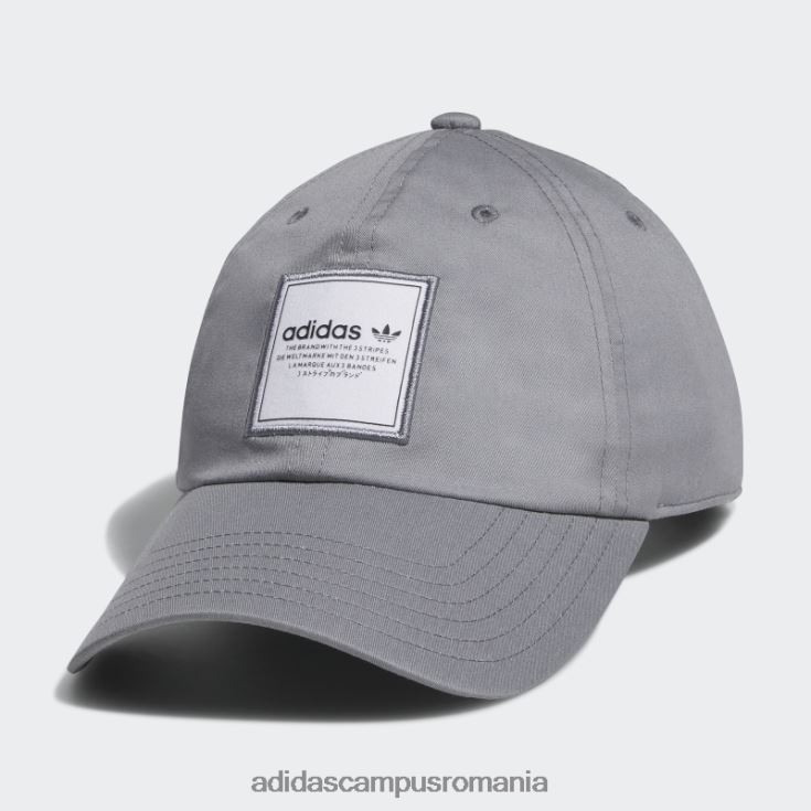 adidas campus romania pălărie de forum relaxată gri bărbați gri/alb/negru J266N221601