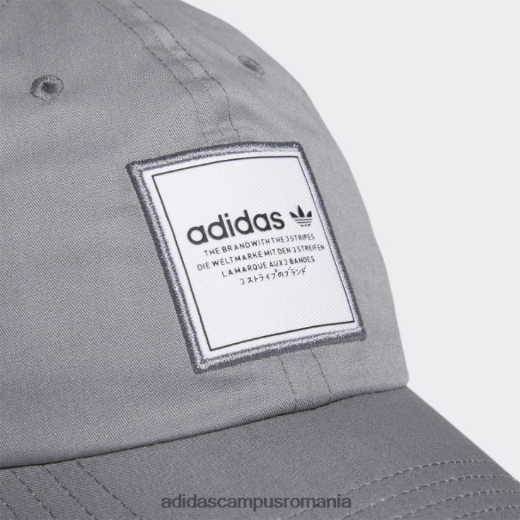 adidas campus romania pălărie de forum relaxată gri bărbați gri/alb/negru J266N221601
