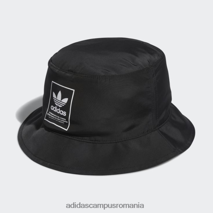 adidas campus romania pălărie de găleată neagră bărbați alb negru J266N221619