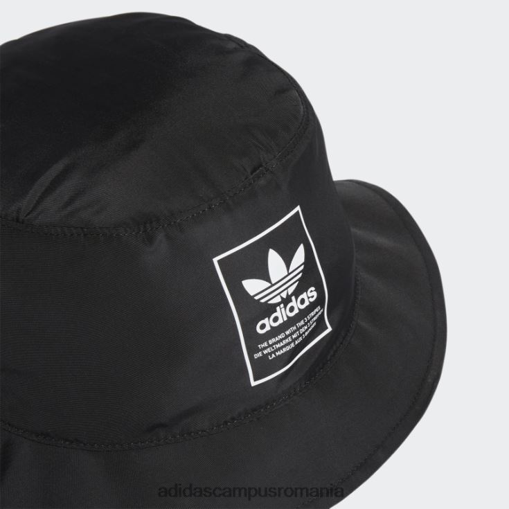 adidas campus romania pălărie de găleată neagră bărbați alb negru J266N221619