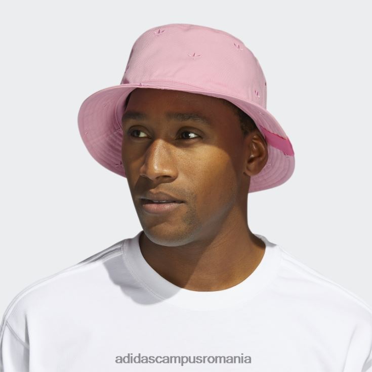 adidas campus romania pălărie de găleată trefoil cu imprimeu roz deschis bărbați roz deschis/roz J266N221641