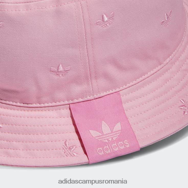 adidas campus romania pălărie de găleată trefoil cu imprimeu roz deschis bărbați roz deschis/roz J266N221641
