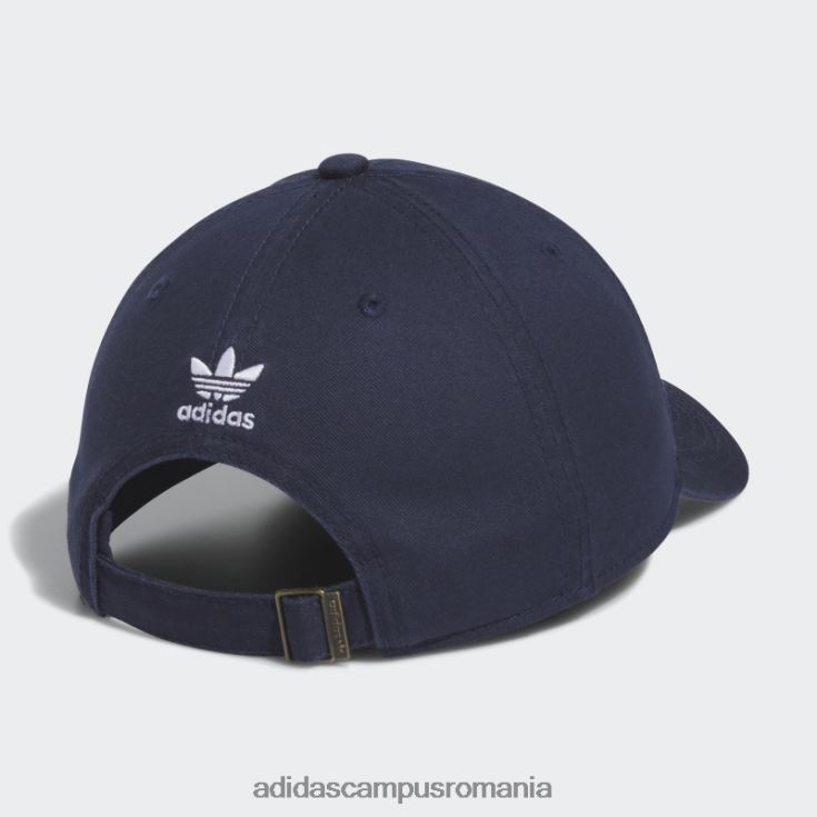 adidas campus romania pălărie de noapte indigo relaxată cu bretele la spate bărbați noapte indigo/alb J266N221629