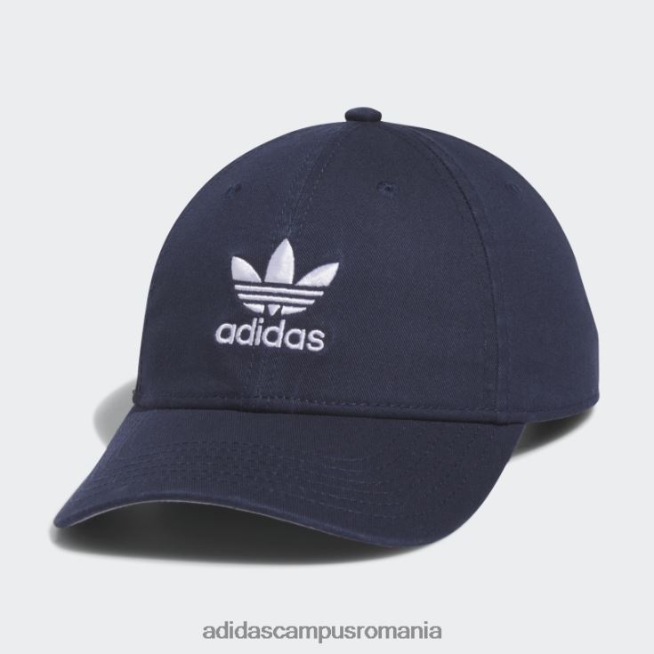 adidas campus romania pălărie de noapte indigo relaxată cu bretele la spate bărbați noapte indigo/alb J266N221629