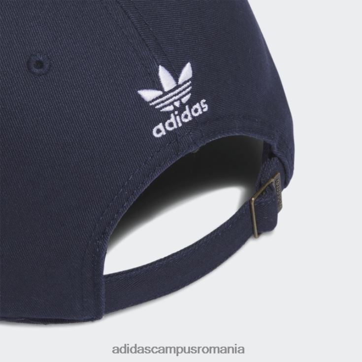 adidas campus romania pălărie de noapte indigo relaxată cu bretele la spate bărbați noapte indigo/alb J266N221629