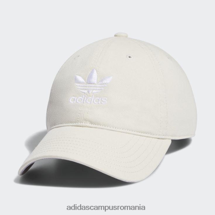 adidas campus romania pălărie elegantă, relaxată, cu bretele, albă bărbați alb J266N221599