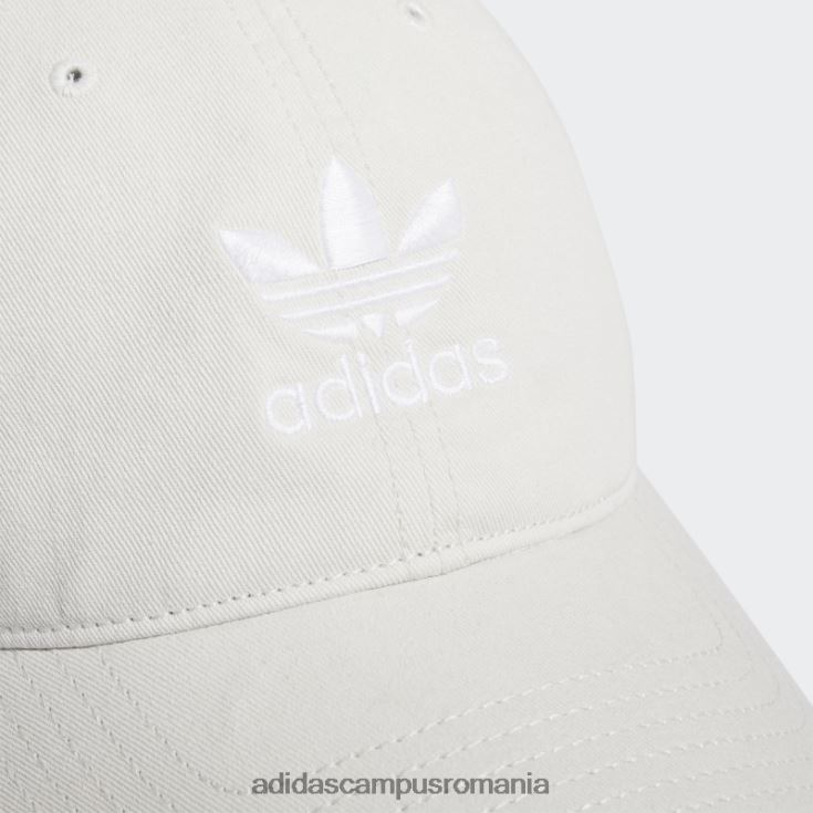 adidas campus romania pălărie elegantă, relaxată, cu bretele, albă bărbați alb J266N221599