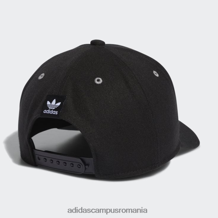 adidas campus romania pălărie modernă pre-curbată negru adidas bărbați negru/alb/argintiu J266N221624