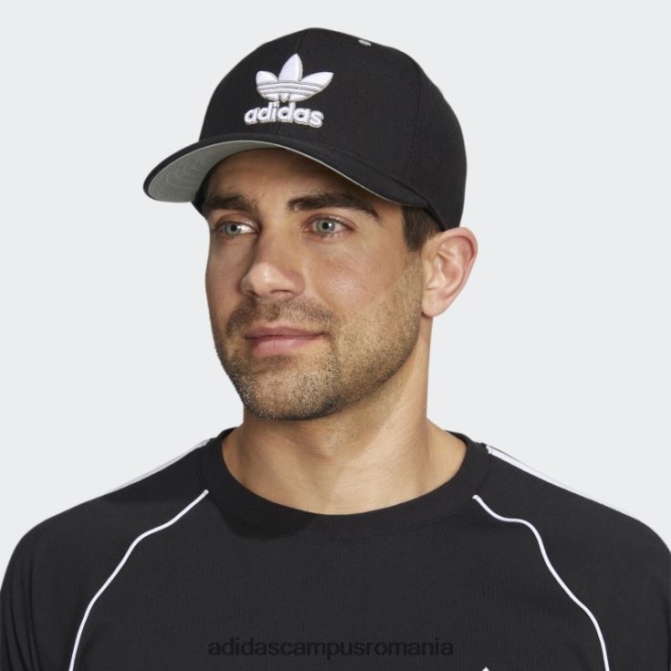 adidas campus romania pălărie modernă pre-curbată negru adidas bărbați negru/alb/argintiu J266N221624