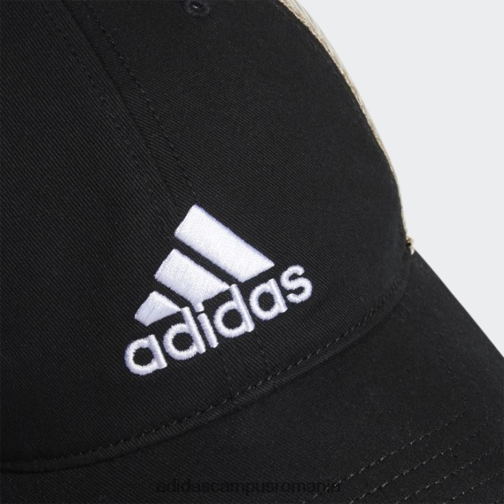 adidas campus romania pălărie neagră snapback din plasă relaxată bărbați negru J266N221692