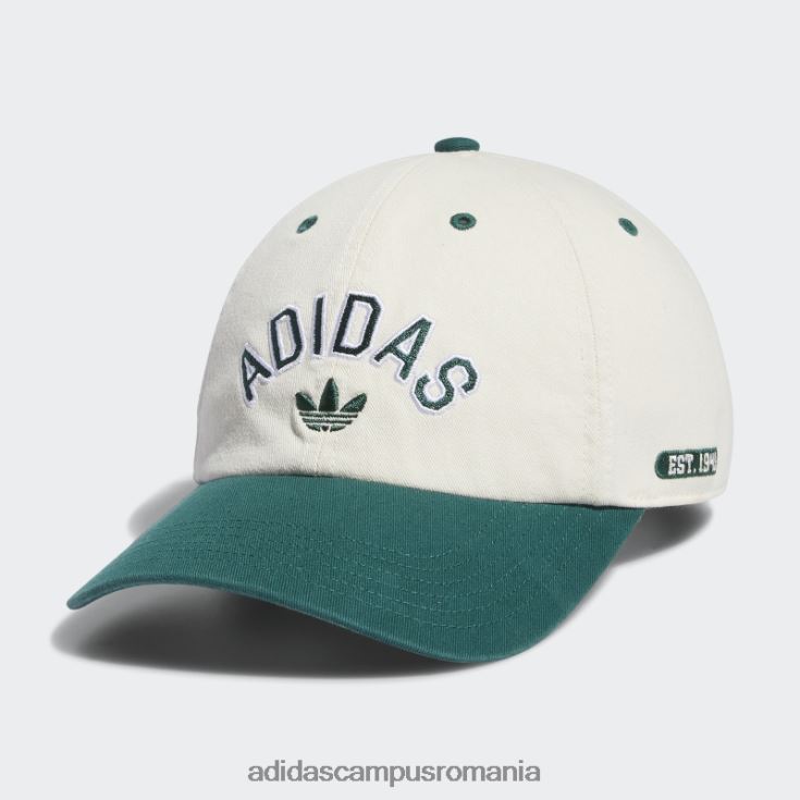 adidas campus romania pălărie nouă, albă, relaxată, adidas bărbați alb/verde J266N221597