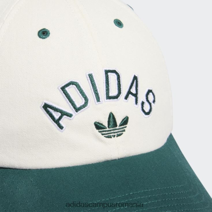 adidas campus romania pălărie nouă, albă, relaxată, adidas bărbați alb/verde J266N221597