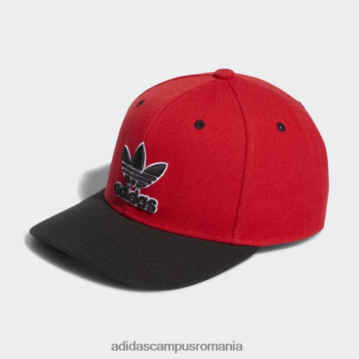 adidas campus romania pălărie pre-curbată modern stacojiu bărbați stacojiu/negru/alb J266N221647