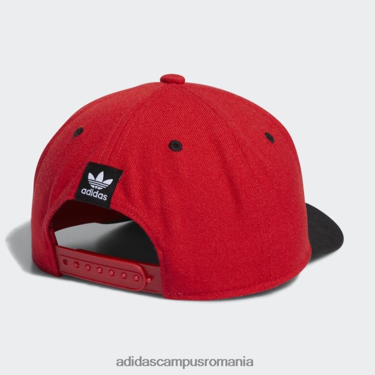 adidas campus romania pălărie pre-curbată modern stacojiu bărbați stacojiu/negru/alb J266N221647