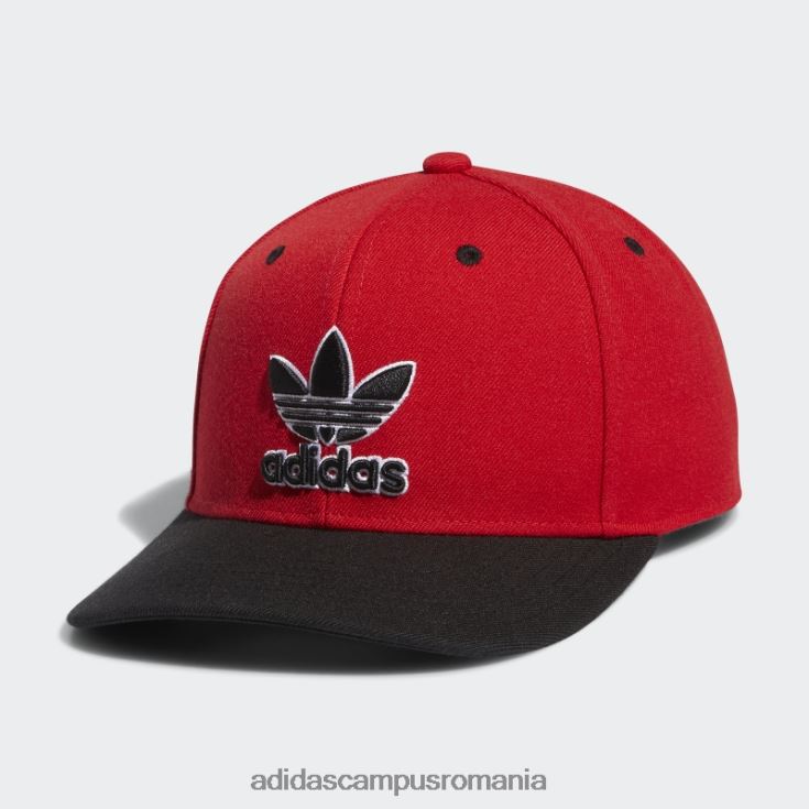 adidas campus romania pălărie pre-curbată modern stacojiu bărbați stacojiu/negru/alb J266N221647