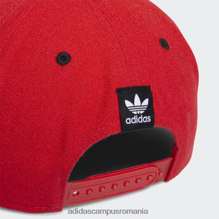 adidas campus romania pălărie pre-curbată modern stacojiu bărbați stacojiu/negru/alb J266N221647
