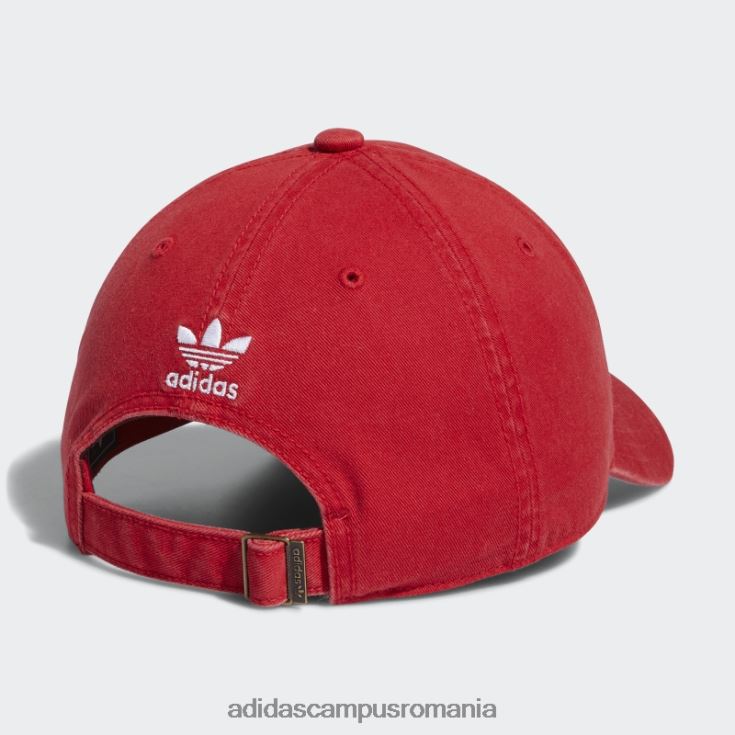 adidas campus romania pălărie relaxată cu bretele stacojie bărbați stacojiu/alb J266N221620
