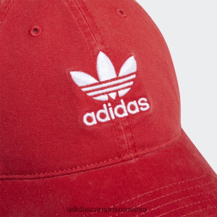 adidas campus romania pălărie relaxată cu bretele stacojie bărbați stacojiu/alb J266N221620