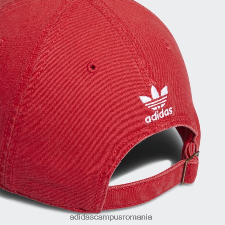 adidas campus romania pălărie relaxată cu bretele stacojie bărbați stacojiu/alb J266N221620
