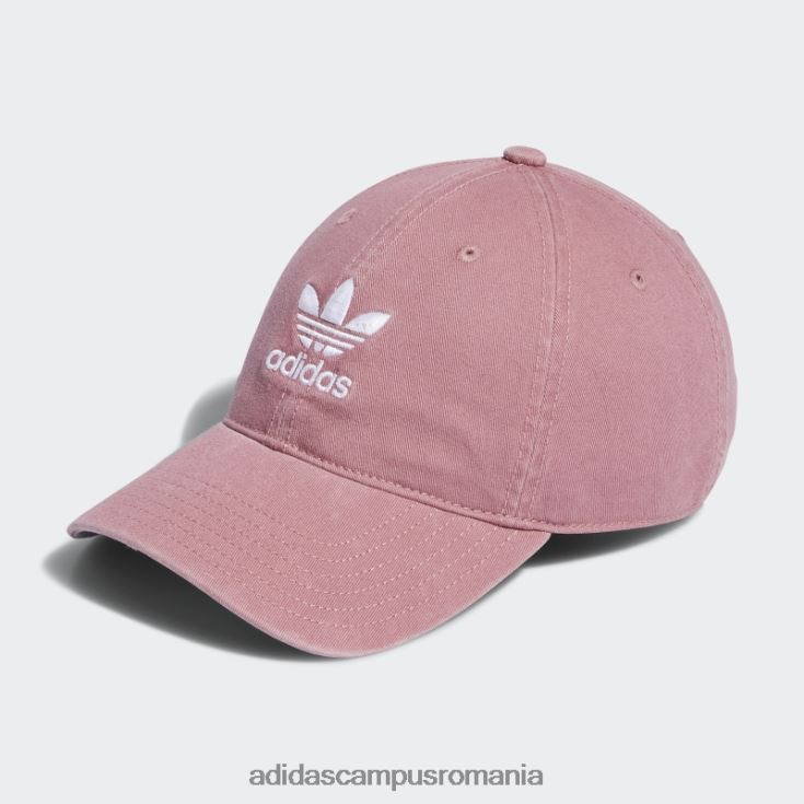 adidas campus romania pălărie roz relaxată cu bretele la spate bărbați roz/alb J266N221598