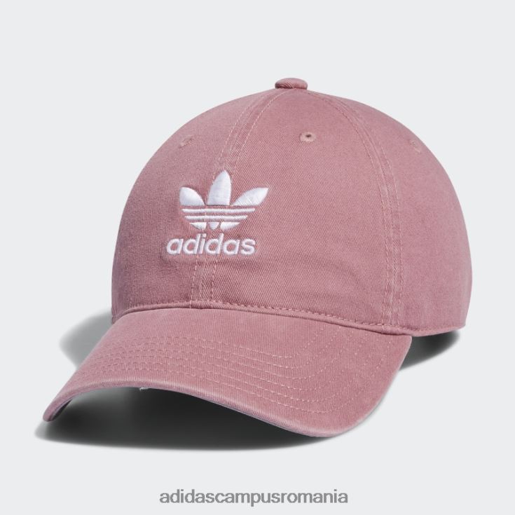 adidas campus romania pălărie roz relaxată cu bretele la spate bărbați roz/alb J266N221598