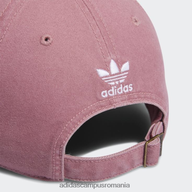 adidas campus romania pălărie roz relaxată cu bretele la spate bărbați roz/alb J266N221598