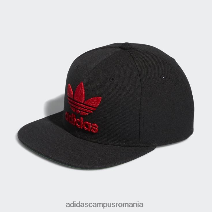 adidas campus romania pălărie trefoil snapback neagră bărbați negru/stacojiu J266N221662