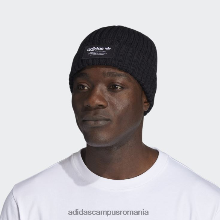 adidas campus romania rib cuff beanie negru adidas bărbați alb negru J266N221600
