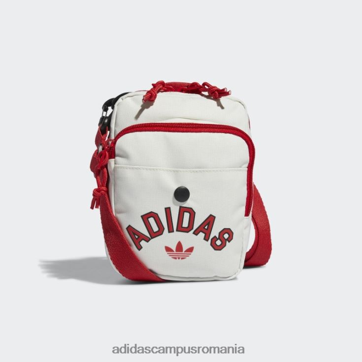 adidas campus romania geantă albă utility festival crossbody bărbați alb/stacojiu J266N221533