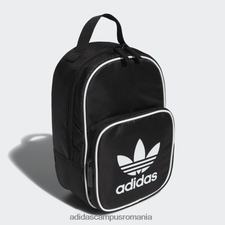 adidas campus romania geantă de prânz santiago neagră bărbați negru J266N221464