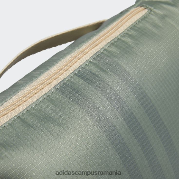 adidas campus romania geantă de talie sport argintie bărbați argint/nisip J266N221497