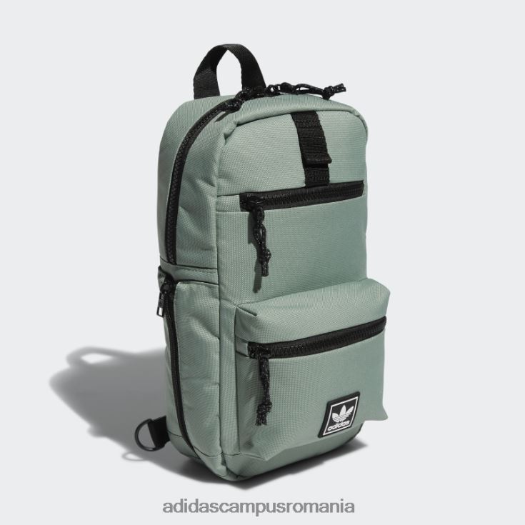adidas campus romania geantă sling utilitare argintie bărbați argintiu/negru J266N221448
