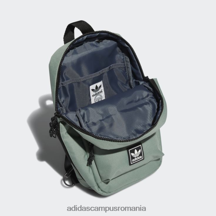 adidas campus romania geantă sling utilitare argintie bărbați argintiu/negru J266N221448