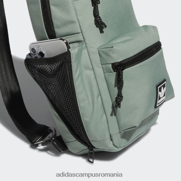 adidas campus romania geantă sling utilitare argintie bărbați argintiu/negru J266N221448