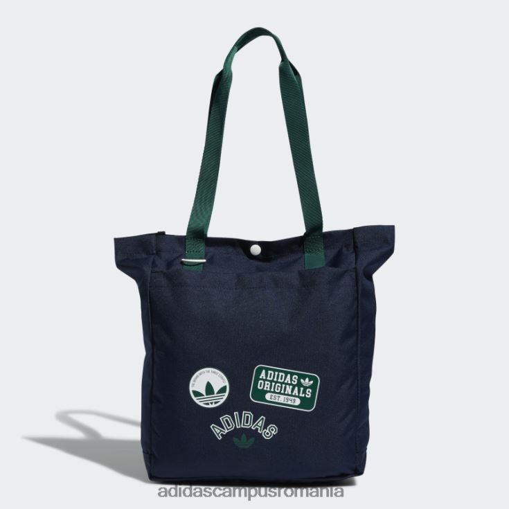 adidas campus romania geantă tote simplă night indigo bărbați noapte indigo/verde/alb J266N221449