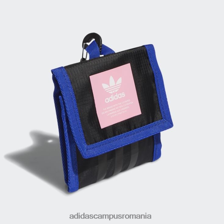 adidas campus romania geanta crossbody cu lanyard albastru bărbați negru/albastru/roz J266N221512