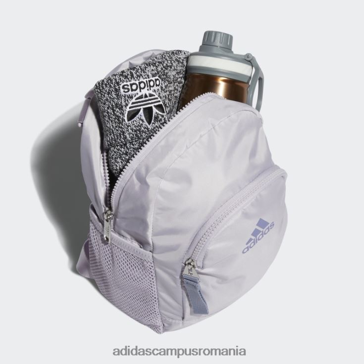 adidas campus romania mini rucsac liniar argintiu bărbați argintiu/violet J266N221496