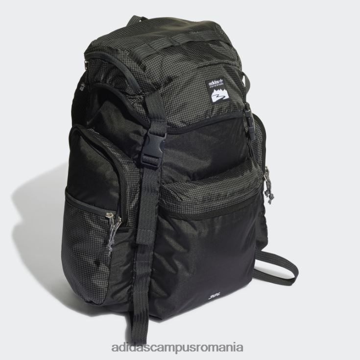 adidas campus romania negru aventură toploader rucsac moda bărbați negru J266N221455