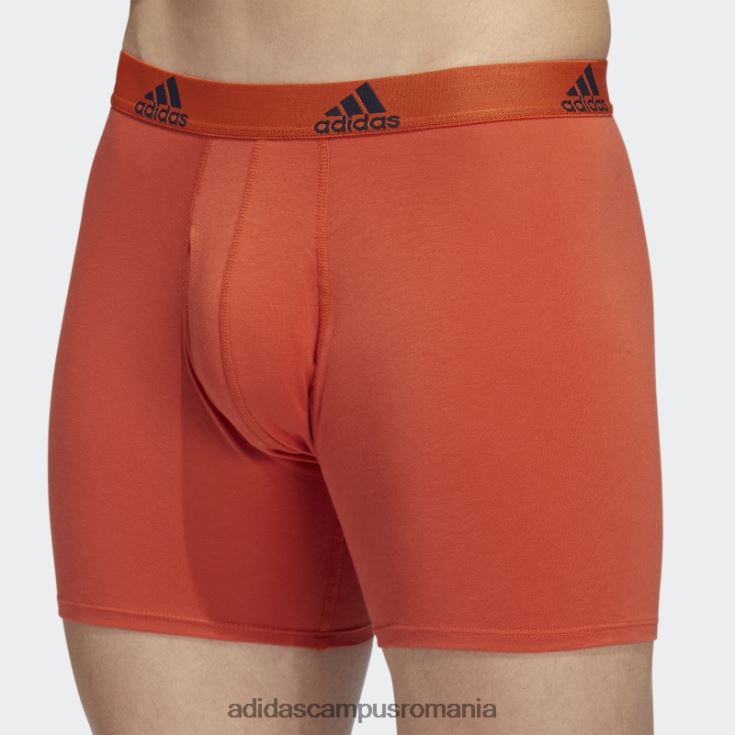 adidas campus romania Boxer albastru din bumbac elastic 3 perechi adidas bărbați albastru/cerneală/roșu J266N221921